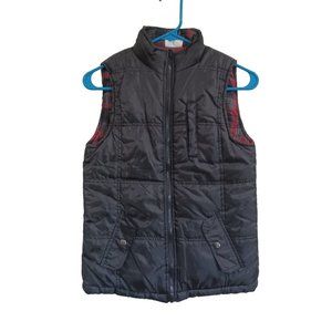 Sovereign Code Boy's Black Vest Sleeveless Zip Closure Size 10-12 Waterproof